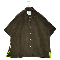Undercover Others 01Ss Mesh Cut-Out Pile Fabric Oversized S/S Shirt Z233 M
