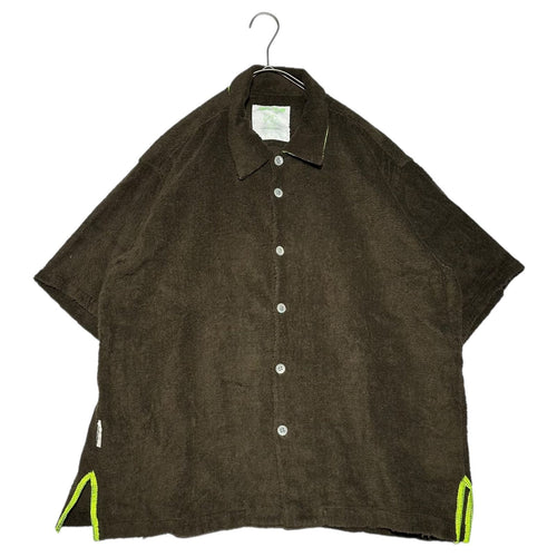 Undercover Others 01Ss Mesh Cut-Out Pile Fabric Oversized S/S Shirt Z233 M