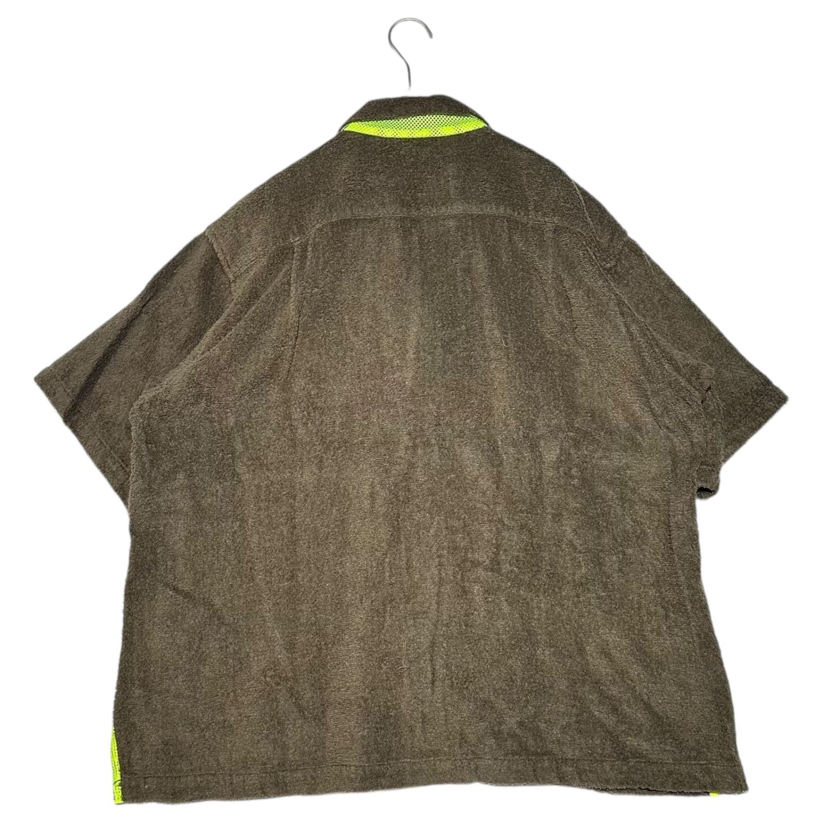 Undercover Others 01Ss Mesh Cut-Out Pile Fabric Oversized S/S Shirt Z233 M
