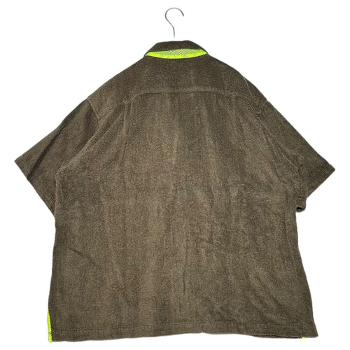 Undercover Others 01Ss Mesh Cut-Out Pile Fabric Oversized S/S Shirt Z233 M