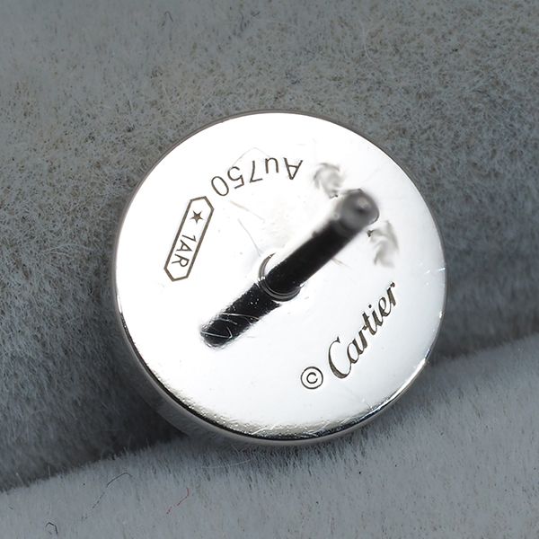 Cartier Earrings (For Both Ears) K18Wg #194520