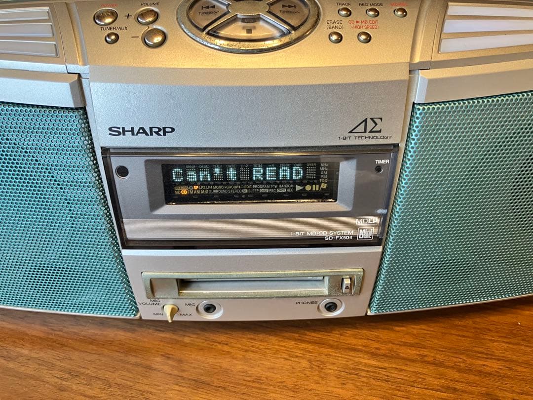 Sharp Mini Component Systems 1Bit Md/Cd Sd-Fx504-G
