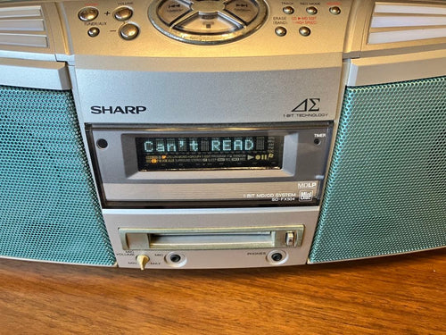 Sharp Mini Component Systems 1Bit Md/Cd Sd-Fx504-G