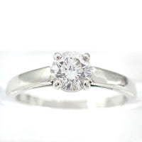 Bvlgari Ring 0.431Ct F Vs1 7 Pt950 3934