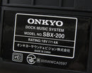 Wireless Speaker Onkyo Ipod Sbx-200 Bluetooth