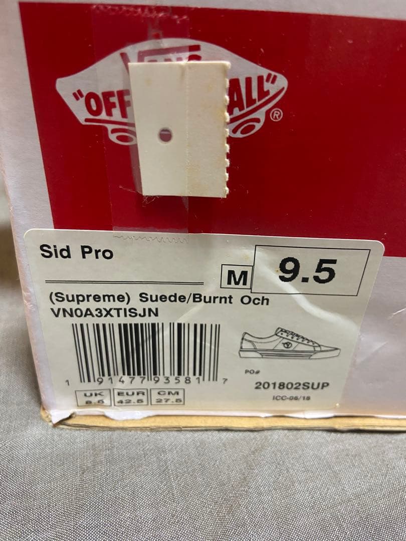 Supreme Sneakers Supreme/Vans Sid Pro 2018Fw1004019 27.5