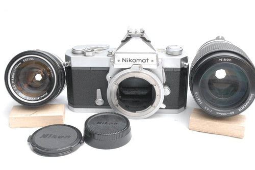 Nikomat Slr Camera (Film) /43-86Mm/80-200Mm