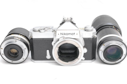 Nikomat Slr Camera (Film) /43-86Mm/80-200Mm