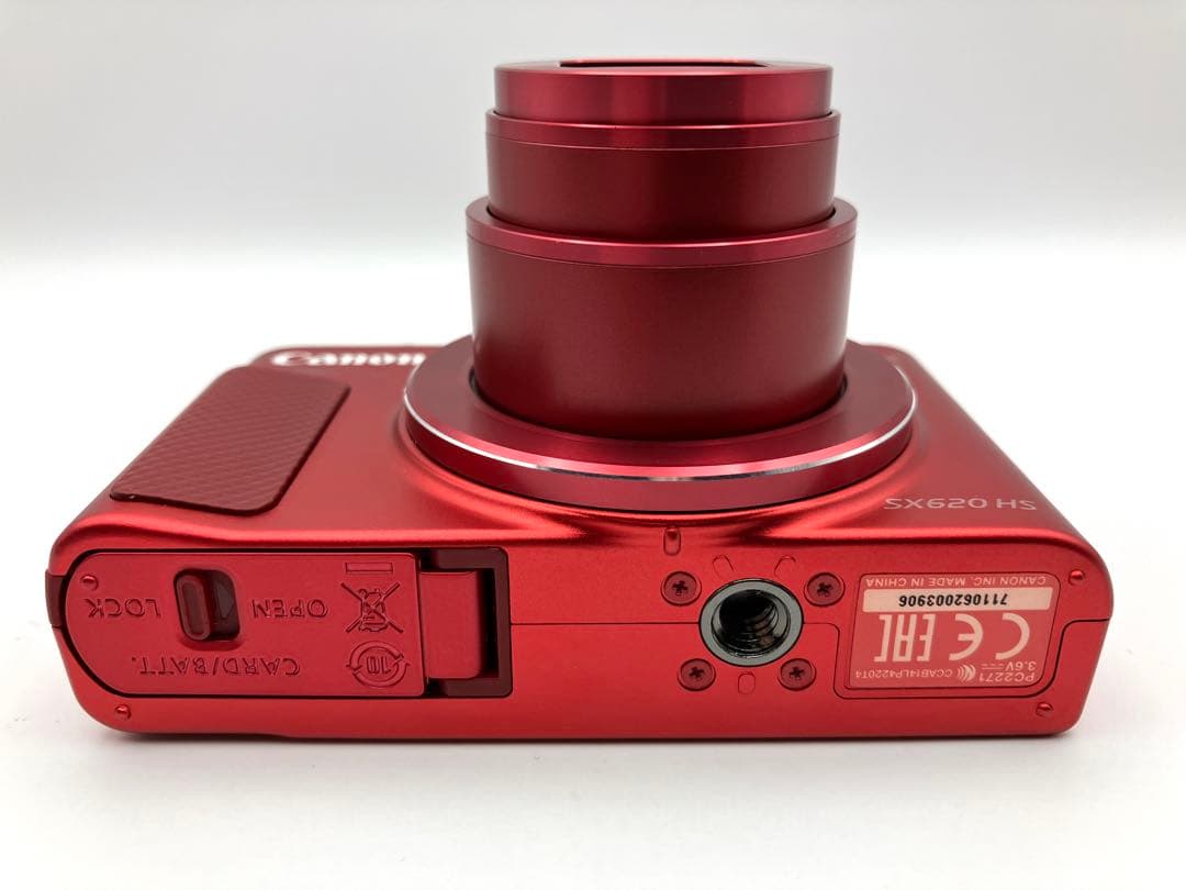 Canon Compact Digital Camera Powershot Sx620 Hs Sd 8G Red
