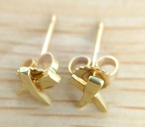 Tiffany Earrings (Pairs) K18Yg 1.5G
