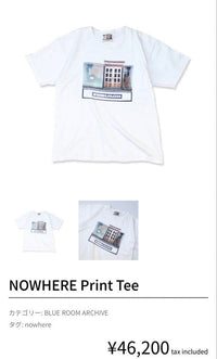 A Bathing Ape T-Shirts Nowhere Print Tee Least Orgy2 Nigo Jonio