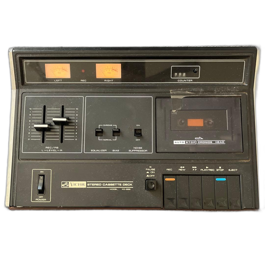 Cd Md Cassette Deck Victor Kd-655