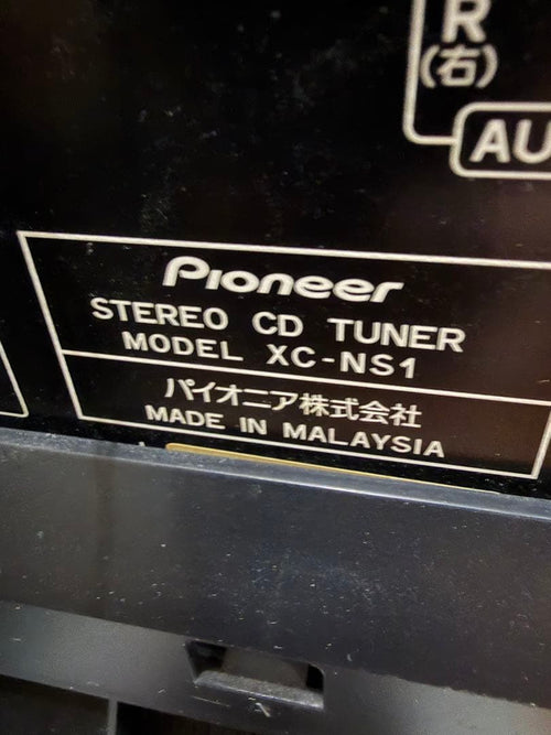 Pioneer Cd, Md Cassette Decks Xc-Ns1