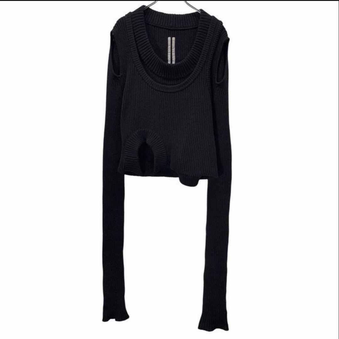 Rick Owens Knitted Tops Sweaters Rickowens21Awbananadeconstructedsweater