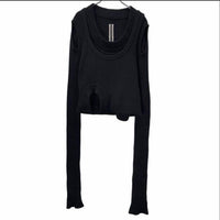 Rick Owens Knitted Tops Sweaters Rickowens21Awbananadeconstructedsweater