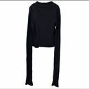 Rick Owens Knitted Tops Sweaters Rickowens21Awbananadeconstructedsweater