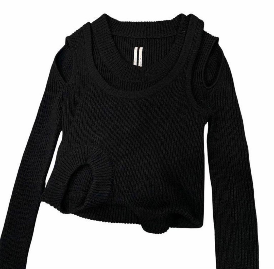 Rick Owens Knitted Tops Sweaters Rickowens21Awbananadeconstructedsweater