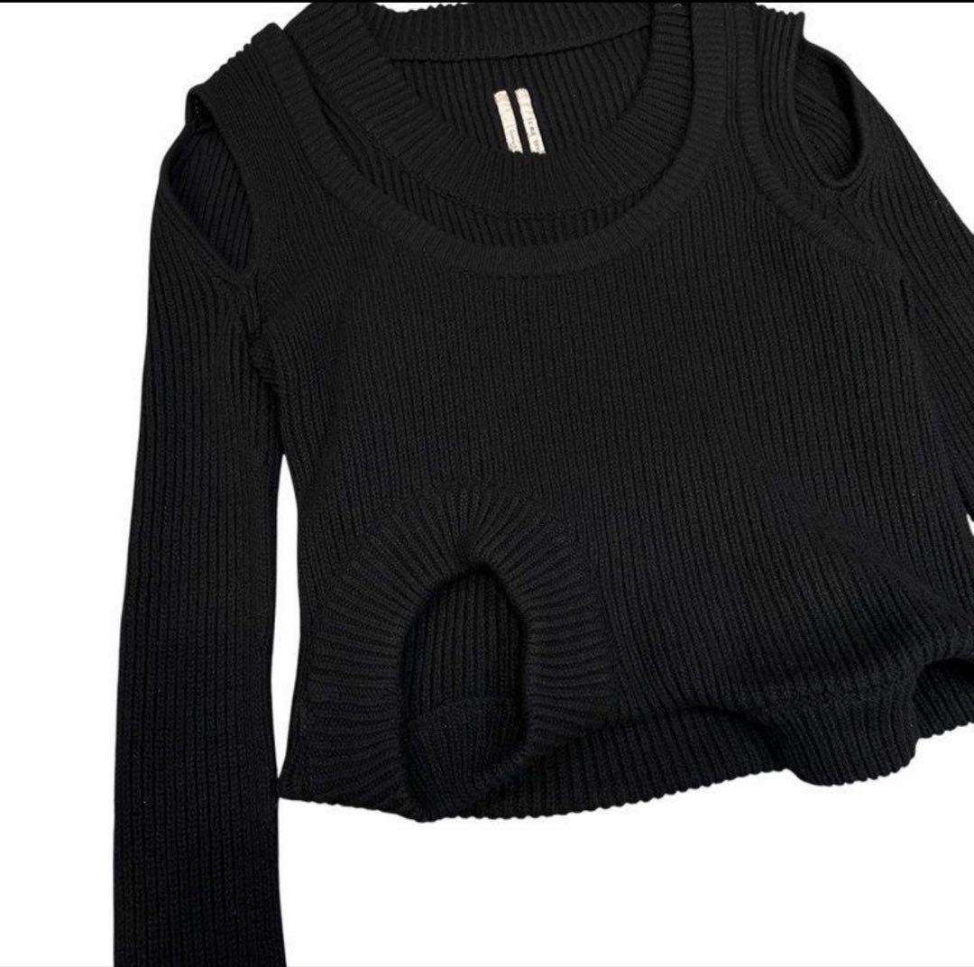 Rick Owens Knitted Tops Sweaters Rickowens21Awbananadeconstructedsweater