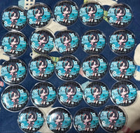 Pins, Pin Badges Button Flowglow Sd 24