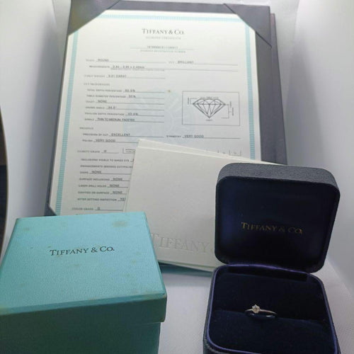 Tiffany Rings 8 0.21Ct
