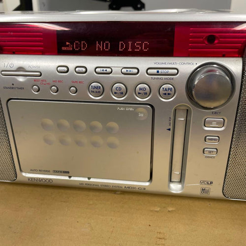 Portable Cd Players Kenwood Mdx-G3 Md -3 D