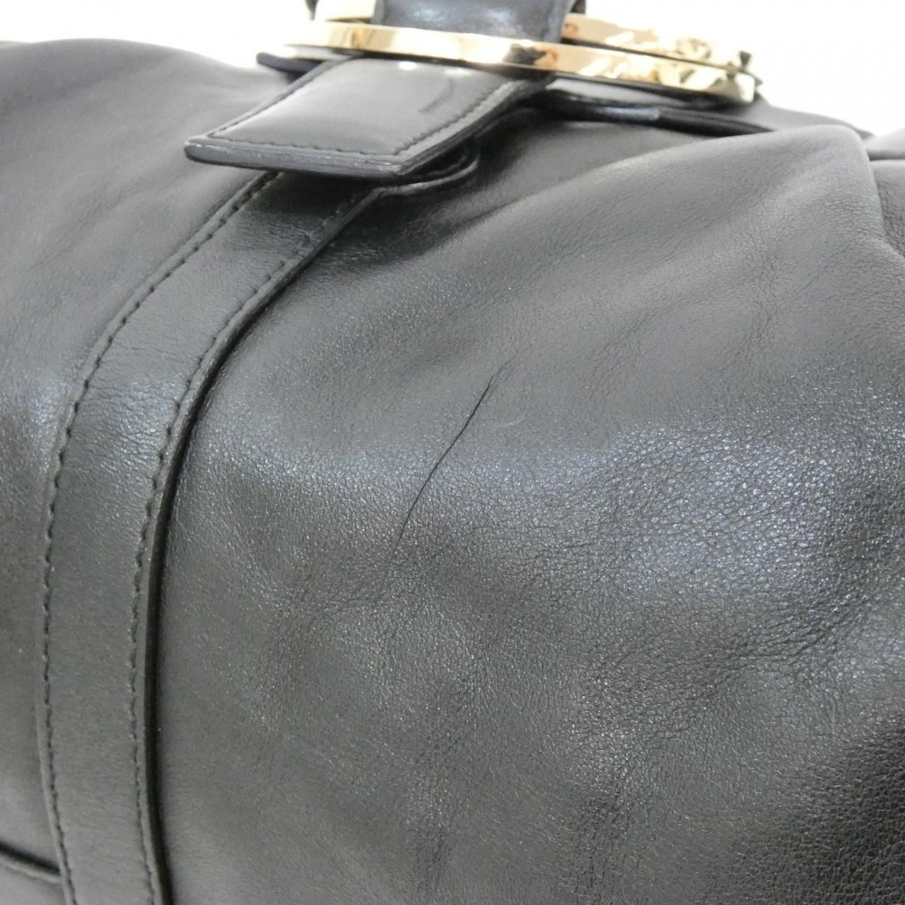 Bvlgari Shoulder Bag 31421 Black( Gold(