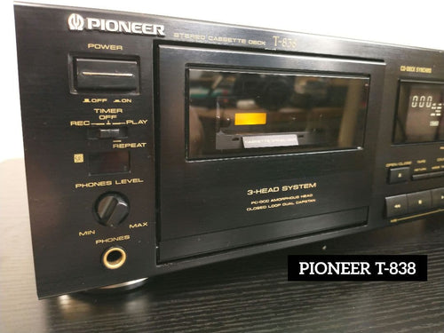 Pioneer Cd Md Cassette Deck T-838