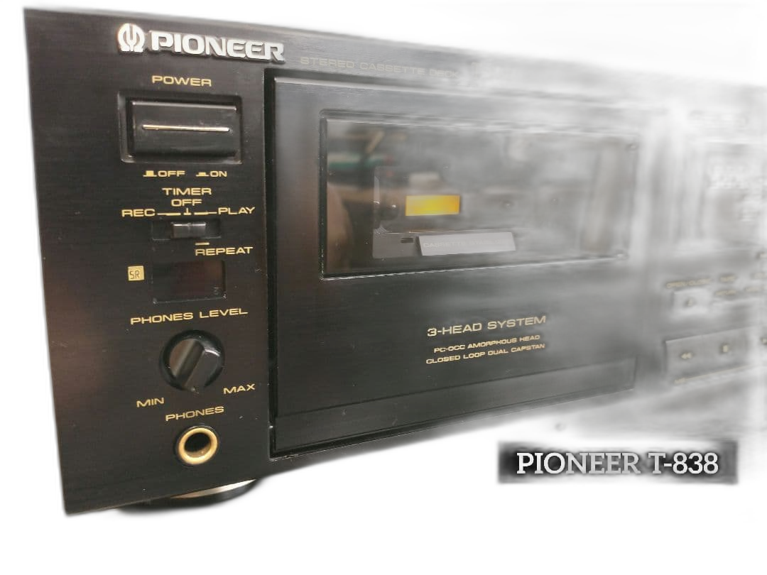Pioneer Cd Md Cassette Deck T-838