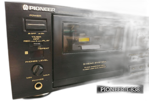 Pioneer Cd Md Cassette Deck T-838