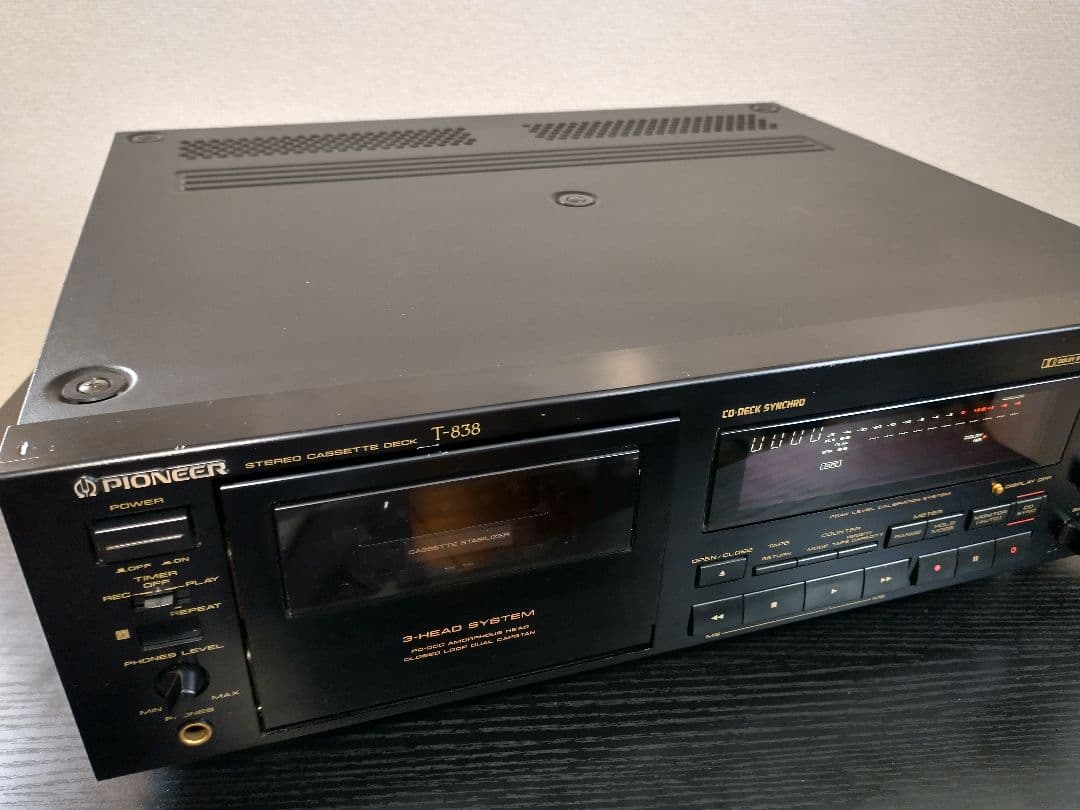 Pioneer Cd Md Cassette Deck T-838
