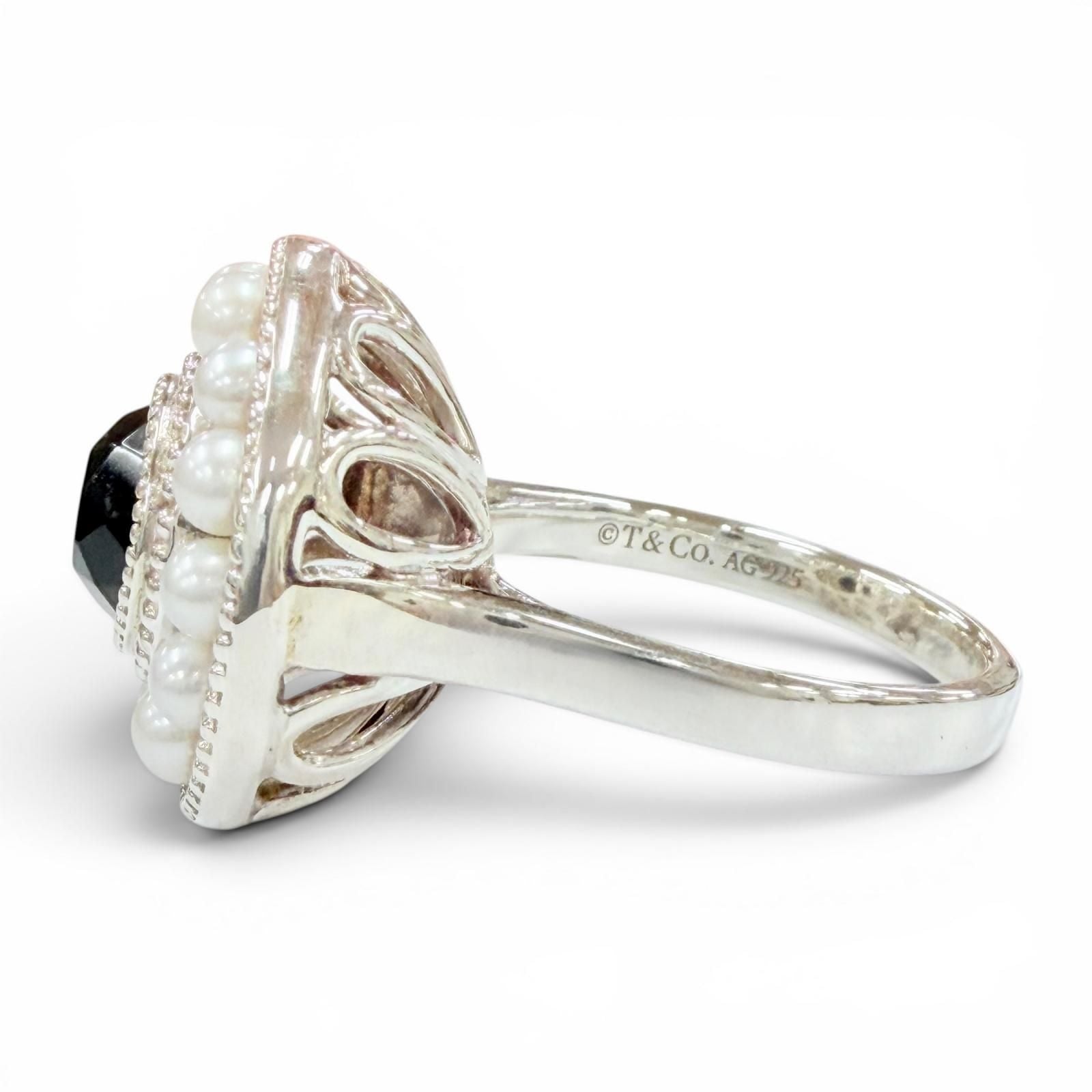 Tiffany Ring Tiffany&Co. 925 14P Jp17 9.6G (Color)