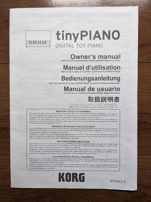Korg Keyboards Digital Pianos Ac Tinypiano