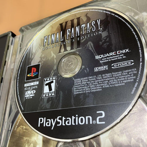 Square Enix Soft Ps2 Final Fantasy Xii Collector S