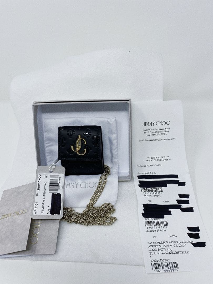 Jimmy Choo Other Airpods 221 Black/Blac