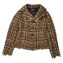 Junya Watanabe Comme Des Garcons Others 03Aw Frayed-Edge Wool Tweed Short Jacket