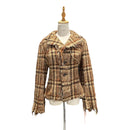 Junya Watanabe Comme Des Garcons Others 03Aw Frayed-Edge Wool Tweed Short Jacket