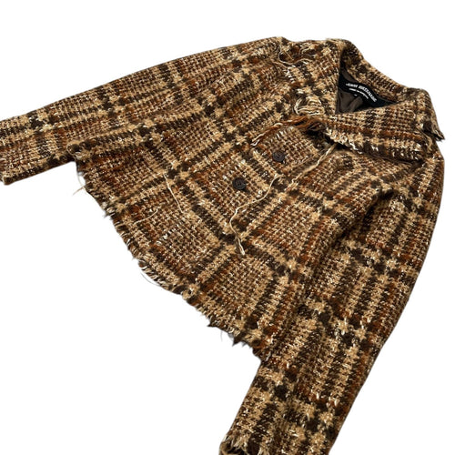Junya Watanabe Comme Des Garcons Others 03Aw Frayed-Edge Wool Tweed Short Jacket