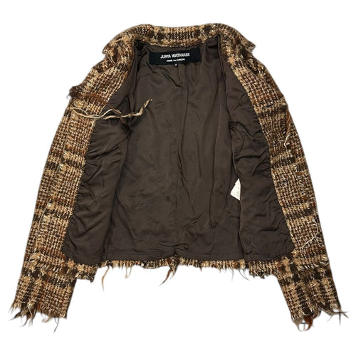 Junya Watanabe Comme Des Garcons Others 03Aw Frayed-Edge Wool Tweed Short Jacket