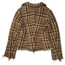 Junya Watanabe Comme Des Garcons Others 03Aw Frayed-Edge Wool Tweed Short Jacket