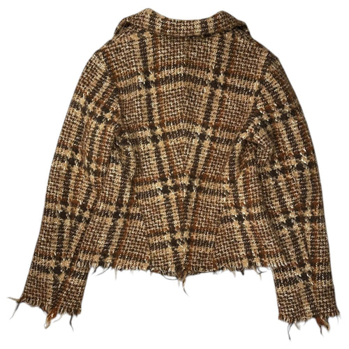 Junya Watanabe Comme Des Garcons Others 03Aw Frayed-Edge Wool Tweed Short Jacket