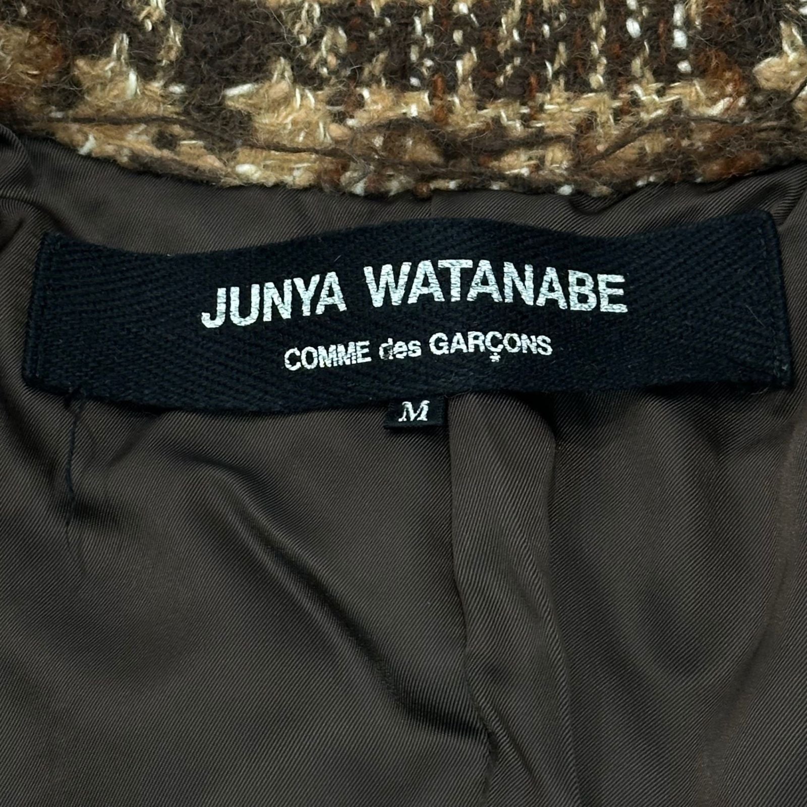 Junya Watanabe Comme Des Garcons Others 03Aw Frayed-Edge Wool Tweed Short Jacket