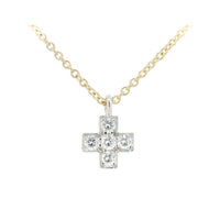 Tiffany Necklace Co. K18Yg(18 )/Pt950(