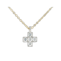 Tiffany Necklace K18Yg(18 )/Pt950(