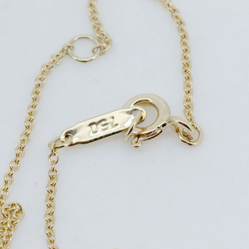 Tiffany Necklace K18Yg(18 )/Pt950(