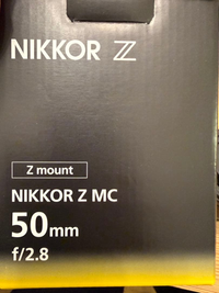 Nikon Lens (Single Focus) Nikkor Z Mc F/2.8