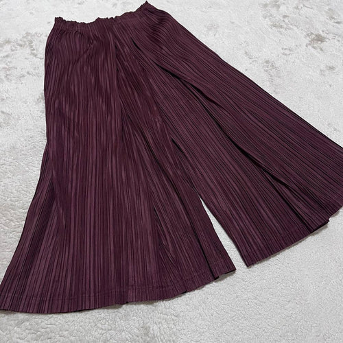 Pleats Please Wide-Leg Pants Loose-Fitting