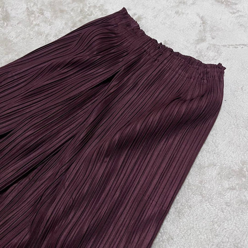 Pleats Please Wide-Leg Pants Loose-Fitting