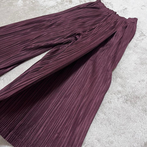 Pleats Please Wide-Leg Pants Loose-Fitting