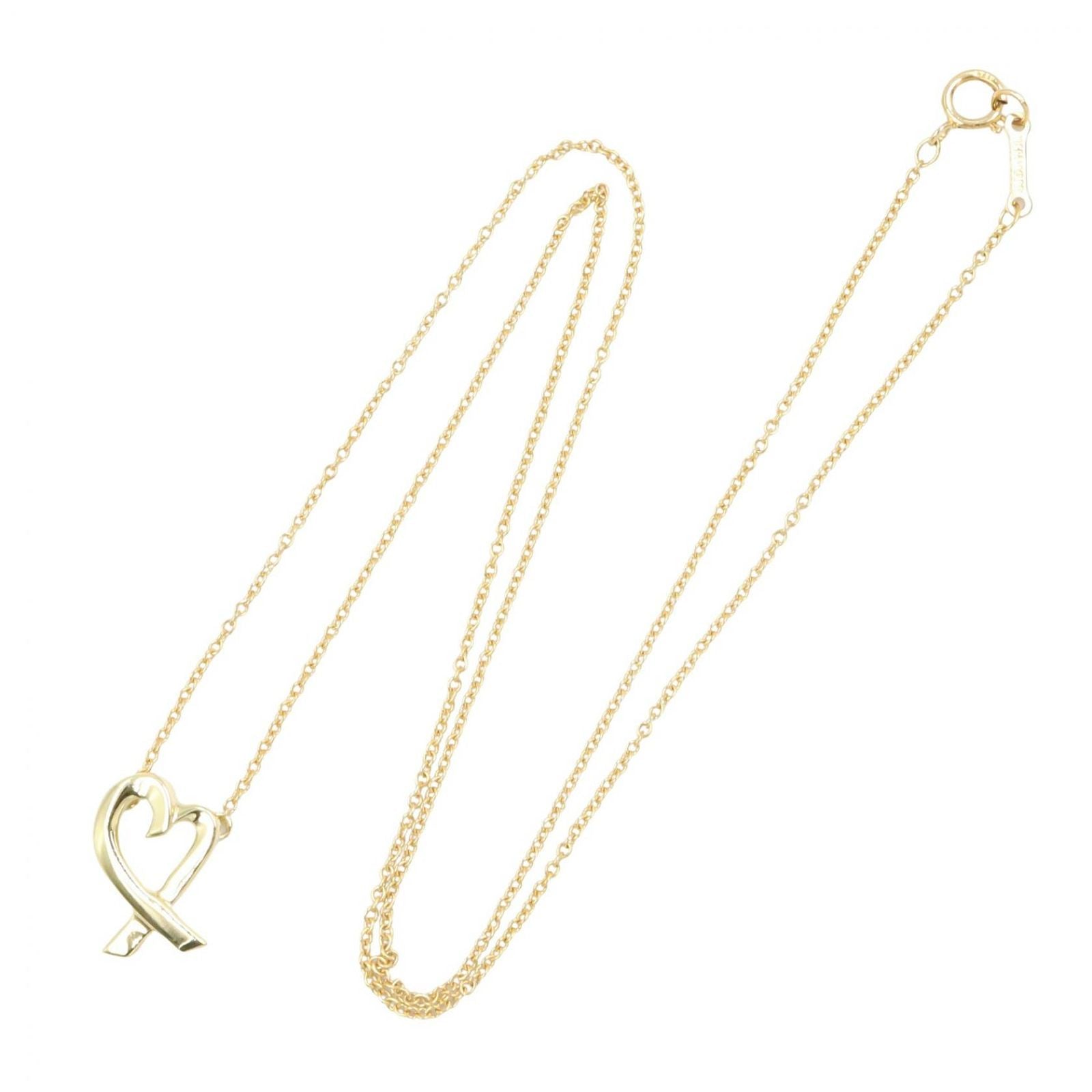 Tiffany Necklace Co 43 K18 Used A
