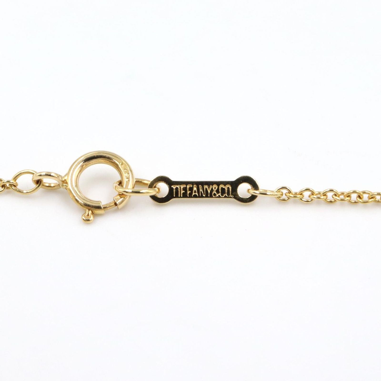 Tiffany Necklace Co 43 K18 Used A